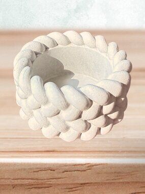 Cement Rope Tea Light Holder